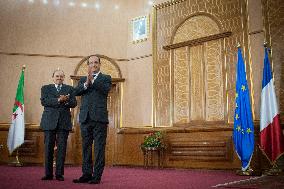 President Hollande Dr Honoris Causa Of Tlemcen University