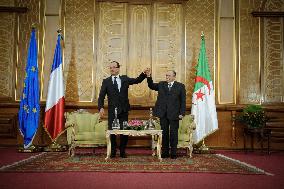 President Hollande Dr Honoris Causa Of Tlemcen University