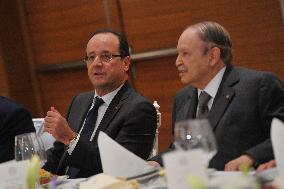 President Hollande Visits Algeria - Official Dinner At Hotel Marriott - Tlemcen