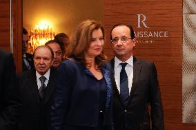 President Hollande Visits Algeria - Official Dinner At Hotel Marriott - Tlemcen