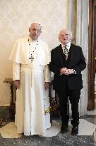 Pope Francis Meets Ireland's President Higgins - Vatican