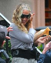 Sarah Jessica Parker On Set - NYC