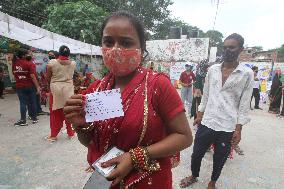 Vaccination drive in New Delhi - India