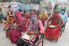 Vaccination drive in New Delhi - India