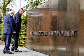 Dutch King unveils Holocaust name monument - Amsterdam