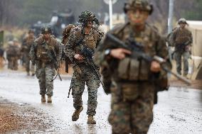 Japan-U.S. joint military exercise