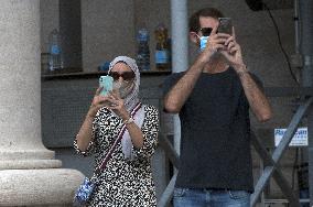 Pope Francis During Weekly Angelus Prayer - Vatican