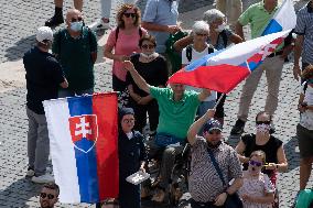 Pope Francis During Weekly Angelus Prayer - Vatican
