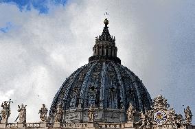 Pope Francis During Weekly Angelus Prayer - Vatican