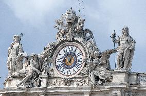Pope Francis During Weekly Angelus Prayer - Vatican