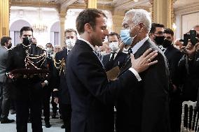 President Macron At A Ceremony In Memory Of The Harkis - Paris