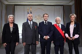 President Macron At A Ceremony In Memory Of The Harkis - Paris