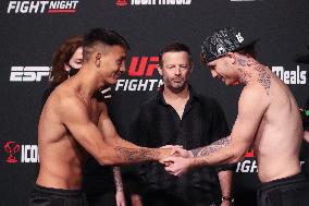 UFC Vegas 37: Smith v Spann Weigh-in - Las Vegas