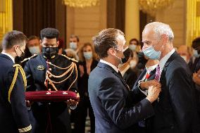 Collective award ceremony at the Elysee Palace - Paris