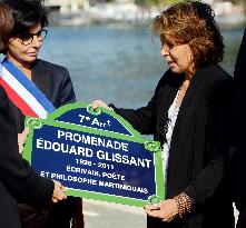 Inauguration of the Promenade Edouard Glissant - Paris