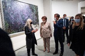 President Macron Visit To Morozov Collection, Icons Of Modern Art Exhibition - Paris