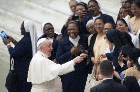 Pope Francis Weekly General Audience - Vatican