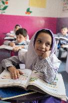 Afghan girl students in Kabul