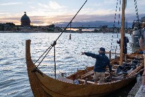 Bátar collective decided to build a 28-meter long drakkar - Toulouse