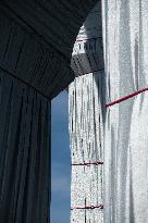 Christo's Arc De Triomphe Art Project - Paris