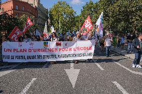 National teachers' Demonstration - Toulouse