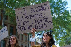 National teachers' Demonstration - Toulouse