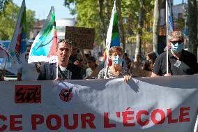 National teachers' Demonstration - Toulouse