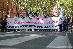 National teachers' Demonstration - Toulouse