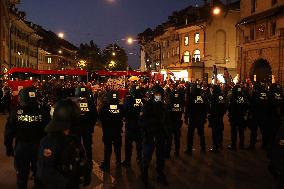 Demonstration Against Anti-Covid Measures - Switzerland