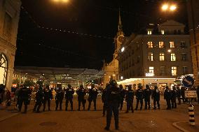Demonstration Against Anti-Covid Measures - Switzerland