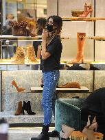 Exclu - Elisabetta Canalis Out And About - Milan