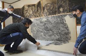 Restoration of artworks depicting tragedy of Hiroshima