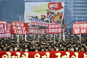 N. Korea rally to support party's decisions