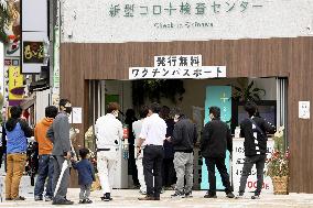 Spread of coronavirus in Okinawa