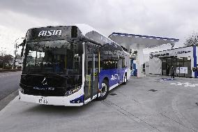 Commuter fuel cell bus in Japan