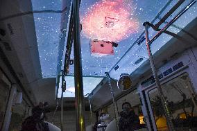 Planetarium bus in western Japan