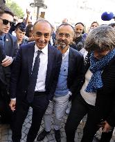 Eric Zemmour with Beziers mayor Robert Menard  - Beziers