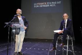 Eric Zemmour Holds A Public Meeting - Beziers