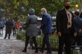 US President Joe Biden attends mass at Holy Trinity Catholic Church