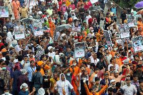 Hindu Community Protest Attacks On Temples - Dhaka