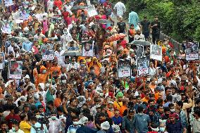 Hindu Community Protest Attacks On Temples - Dhaka