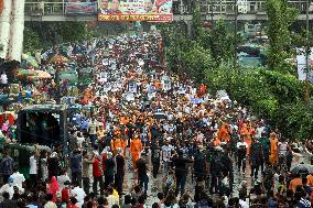 Hindu Community Protest Attacks On Temples - Dhaka