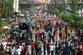 Hindu Community Protest Attacks On Temples - Dhaka