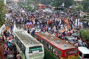 Hindu Community Protest Attacks On Temples - Dhaka