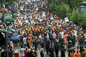 Hindu Community Protest Attacks On Temples - Dhaka