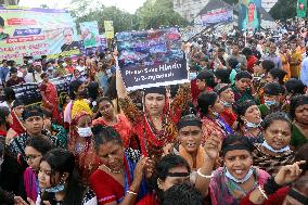 Hindu Community Protest Attacks On Temples - Dhaka