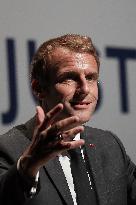 President Macron at the Estates General on Justice - Chasseneuil-du-Poitou