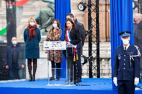 Ceremony Of The First Promotion Of The Municipal Police Of Paris