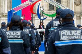 Ceremony Of The First Promotion Of The Municipal Police Of Paris