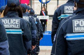 Ceremony Of The First Promotion Of The Municipal Police Of Paris